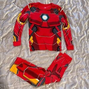 Marvel Red and Gold Superhero Costume for Kids